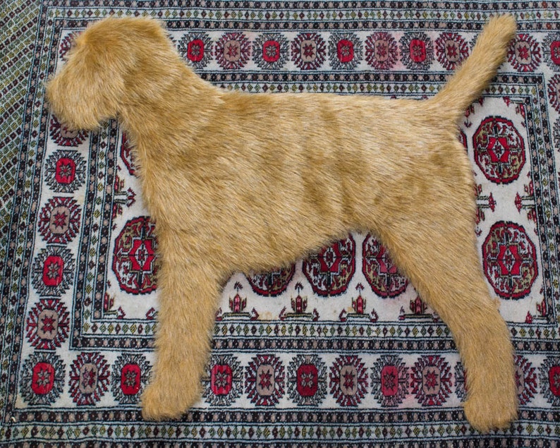 Border Terrier Rug Dog Rug Fur Rug Rug Pet Animal Shaped Etsy