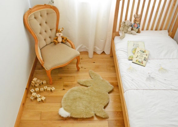 rabbit rug for nursery