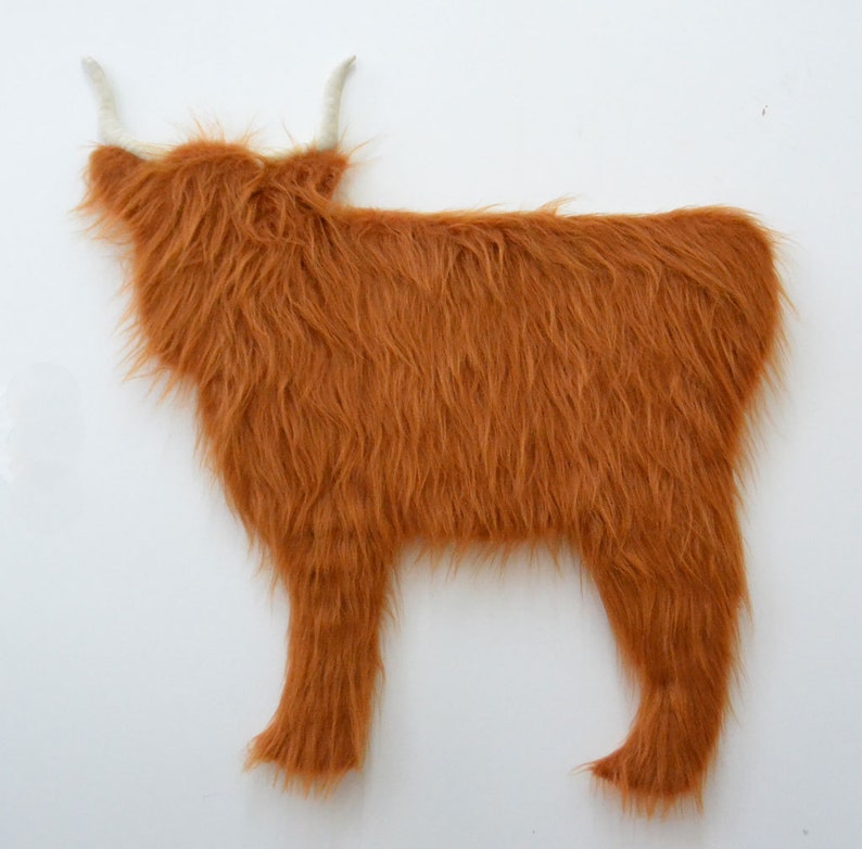 Highland Cow Rug Scottish Cow Rug Handmade in Scotland Cow Etsy UK
