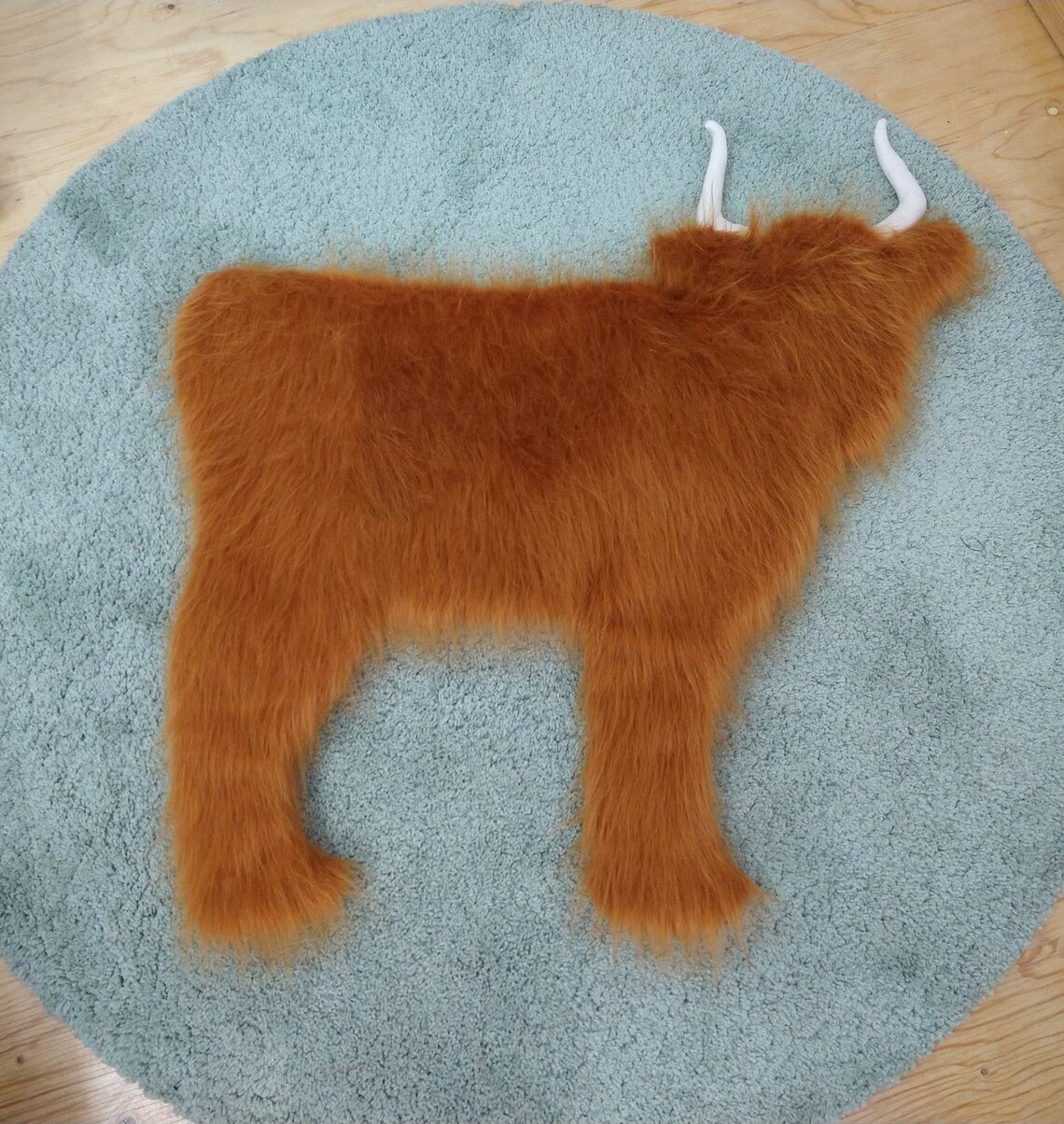 Highland Cow Rug Scottish Cow Rug Handmade in Scotland Cow Etsy UK