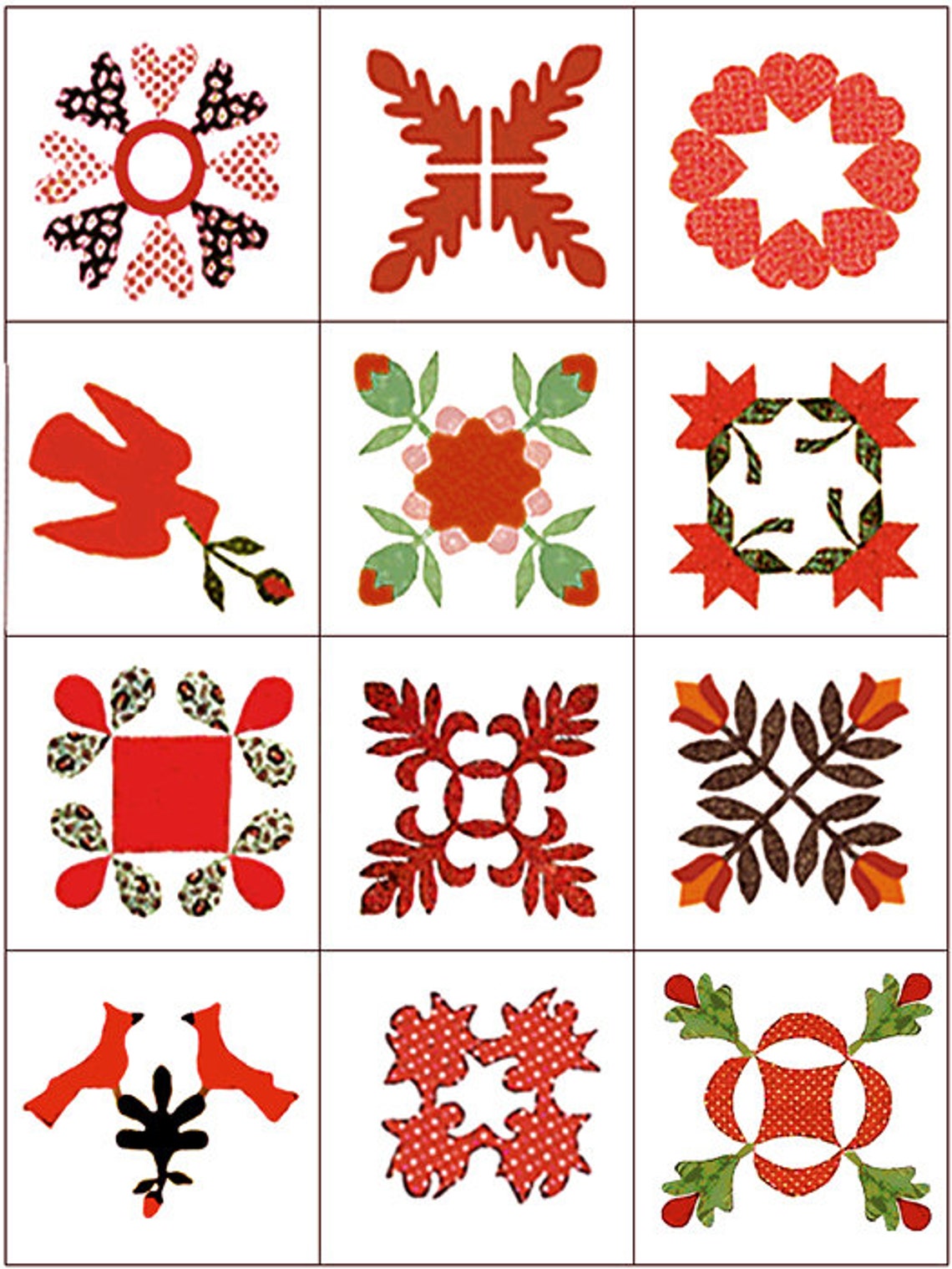 Freedom's Friends Applique Quilt BOM Traditional Patterns to Recall the