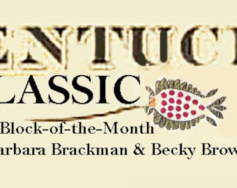 Kentucky Classic, traditionele stoffen, burgeroorlogquilts, Barbara Brackman, BOM stoffen