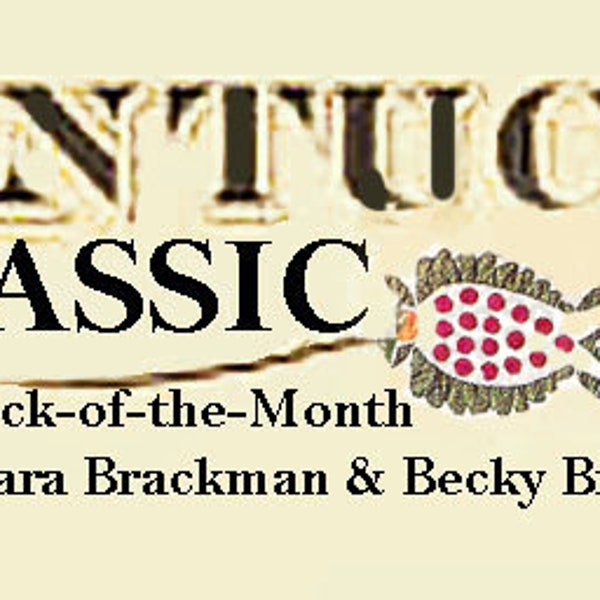 Kentucky Classic, Traditional Applique, Civil War Quilts, Barbara Brackman, BOM Applique
