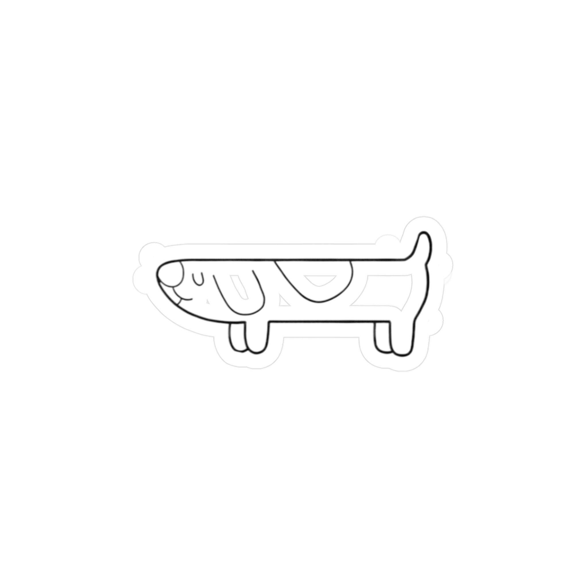 Bluey Long Dog Vinyl Sticker - Etsy Australia