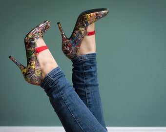 marvel high heels