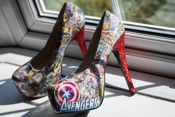 Marvel high store heels