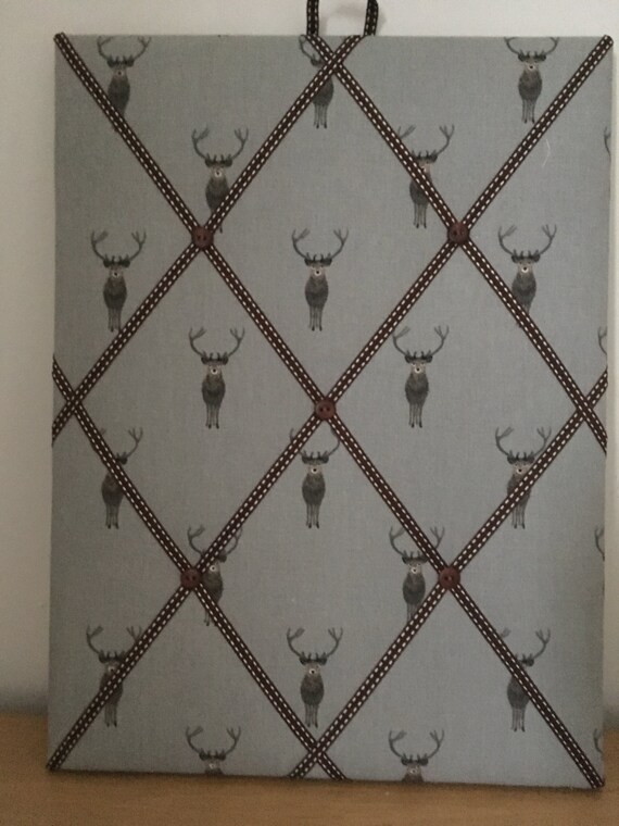 Hand Made Fabric Notice Board In Sophie Allport Fabric 