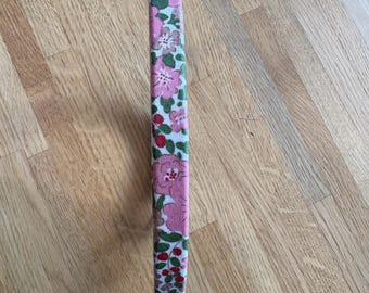 Fabric covered embroidery hoop. 6inches in a Tilda fabric