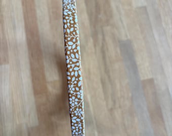 Fabric covered embroidery hoop. 6inches in a Tilda fabric