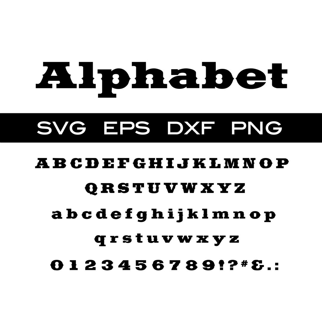 Svg Vector Lettering Alphabet SVG SVG Fonts Font Svg Letters Svg Silhouette - Etsy Canada