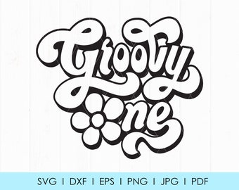 Groovy One svg, Groovy Shirt SVG png cutting files for Cricut and Silhouette, Png for sublimation Baby,Png files for t-shirts, One, (SV114)