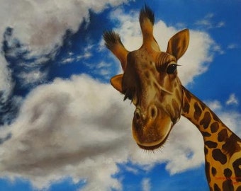 Giraffe Original Acrylic Painting