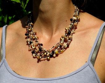 Ręcznie robione naszyjniki