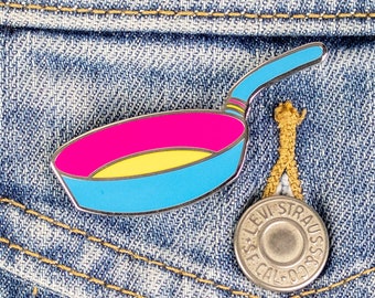 Pansexual Pan Enamel Pin - Queer Pins, Pansexual Pins