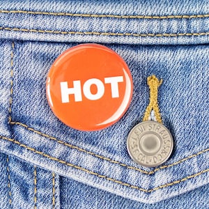 HOT - Button or Strong Ceramic Magnets, Funny Button
