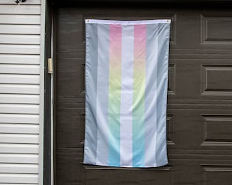 Demifluid Pride Flag, 3x5' Pride Flag