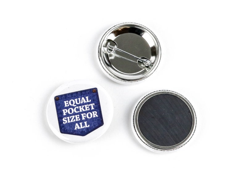 Equal Pocket Size for All Button or Strong Ceramic Magnet - Equality in ...