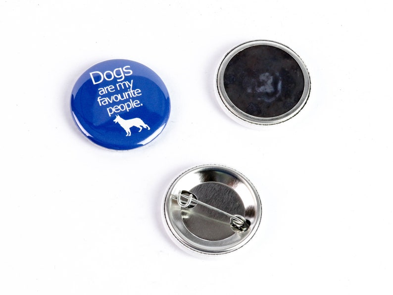I Love Dogs Strong Ceramic Magnets Or Pinback Buttions Supports Sit With Me Shelter Dog Rescue image 2