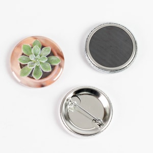 Mix & Match Pinback Buttons or Ceramic Magnets: Create a Pack, Customize Matte Buttons Only image 3