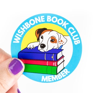 Wishbone Book Club Nostalgic Sticker