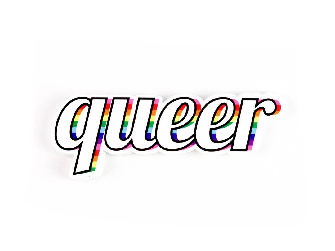 Queer Sticker Queer Die-cut Sticker - Supports the Ten Oaks Project - Etsy