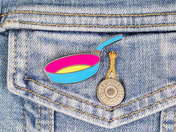 Pansexual Pan Enamel Pin - Queer Pins, Pansexual Pins