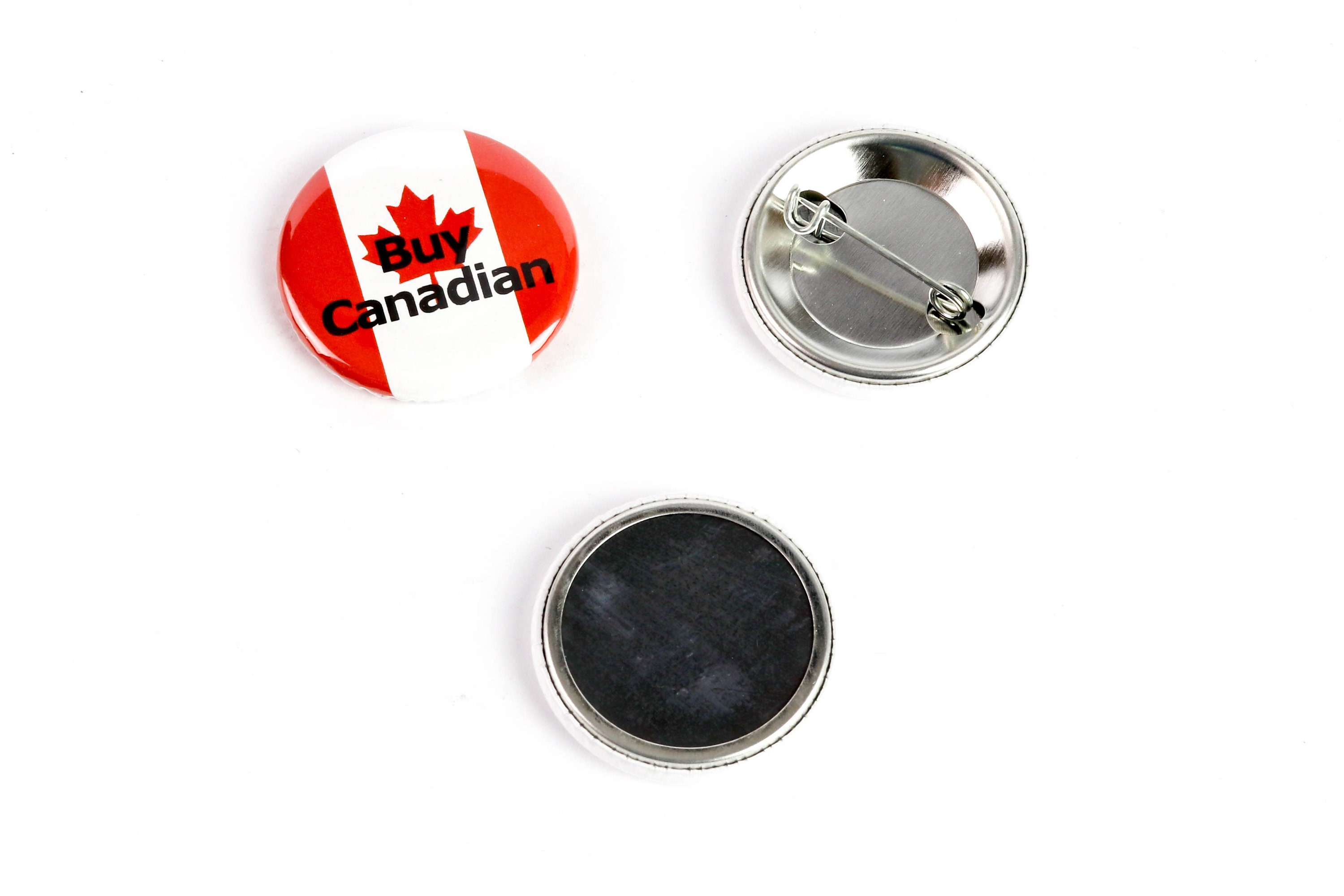 Buy Canadian or Pinback Buttons Canada Day Made in Etsy