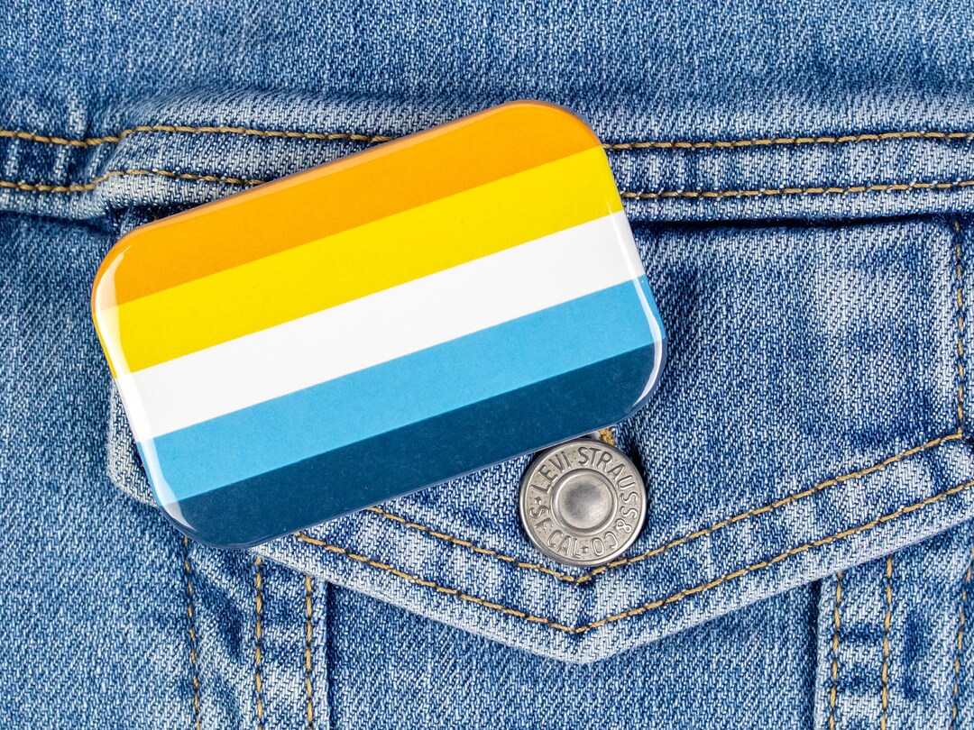 Aroace Pride Flag Button Aroace Pride Magnet Etsy