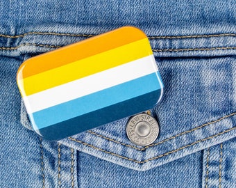 Aroace Pride Flag Button, Aroace Pride Magnet