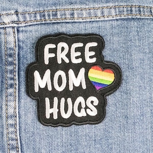 Gratis mammakramar Stryk-på-lapp, Queer Parent-lapp, Ally-lapp