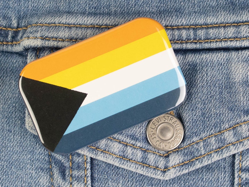 Aroace Pride Flag Button Aroace Pride Magnet Etsy