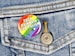 F*ck Rainbow Capitalism - Support LGBTQ Makers , Support Queer Artists, Queer Button or Queer Magnet, Gifts for Queers 