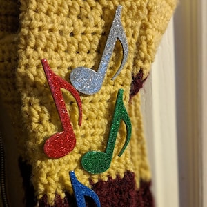 Sprankelende muzikale noot Emaille Pins