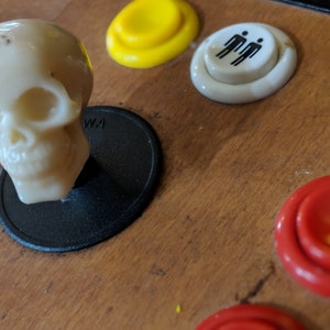Custom Skull Arcade Stick Joystick Ball Top Knob