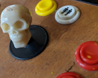 Custom Skull Arcade Stick Joystick Ball Top Knob