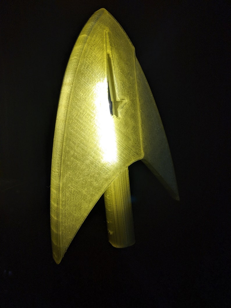 Star Trek Starfleet Command Chevron Christmas Tree Star Topper Etsy