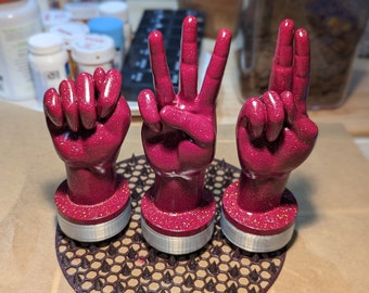American Sign Language (ASL) Alphabet Statuette (single letter)