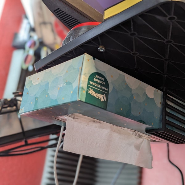 Versátil soporte para caja de pañuelos para cajas de Kleenex profesionales/de tamaño medio