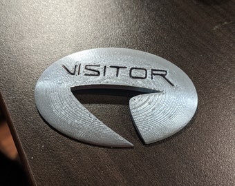 Star Trek Picard Inspired Starfleet Visitor Badge - Magnet Mounted