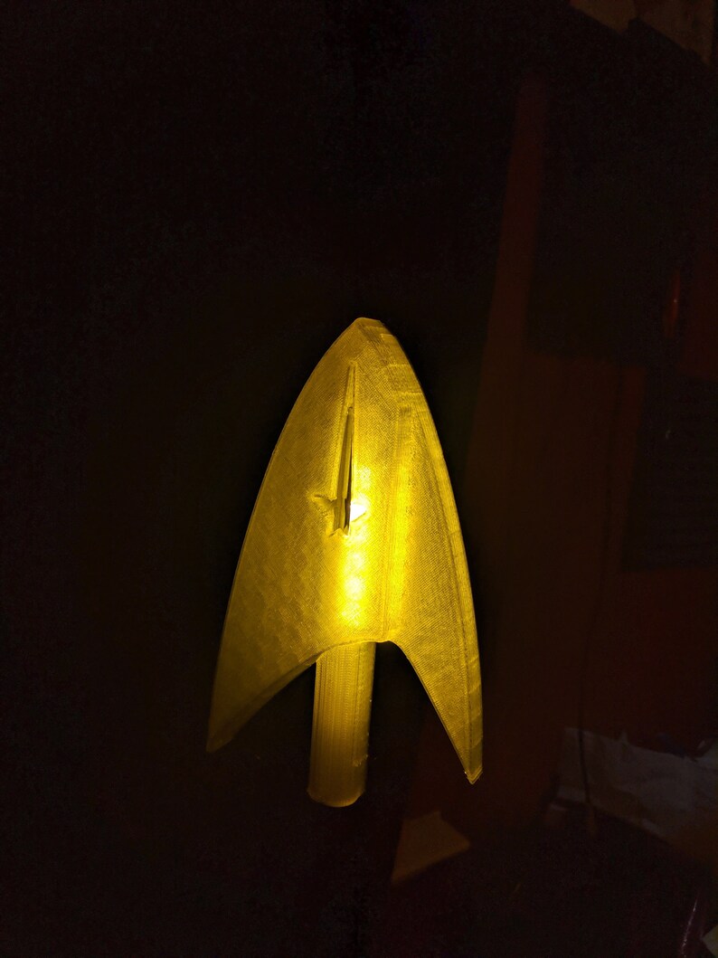 Star Trek Starfleet Command Chevron Christmas Tree Star Topper Etsy