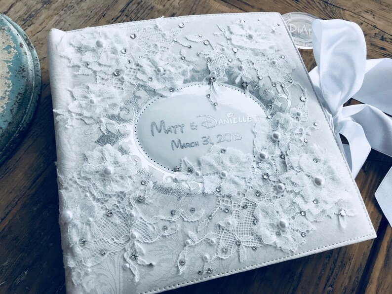 GUEST BOOK for Wedding Wedding Guest Book Alternative Cloth Cover