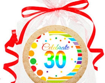 30th birthday cookie etsy