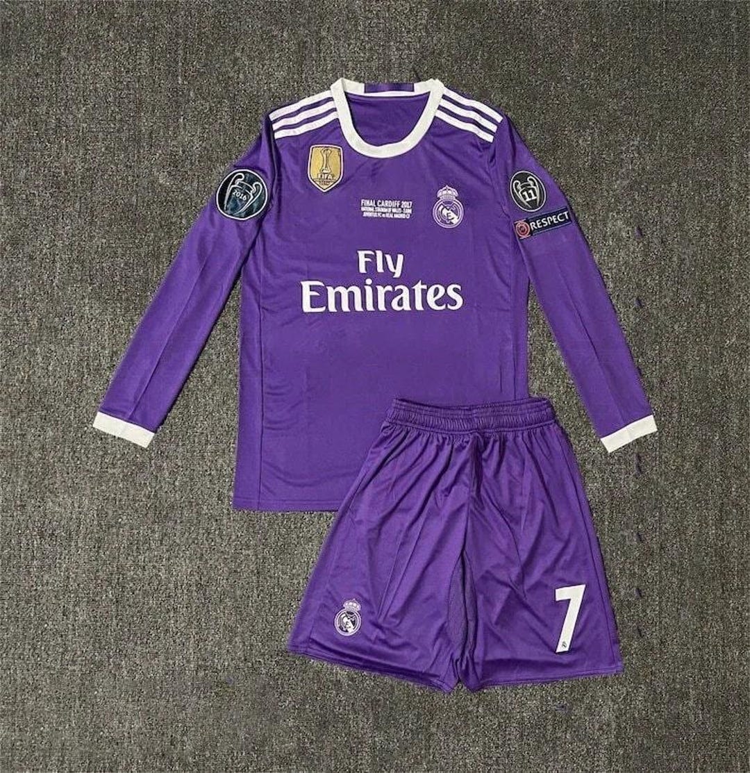 2016 - 2017 Season Real Madrid Away Jersey Cristiano Ronaldo No 7 Retro ...