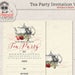 sherrygyrl1 reviewed Tea Party Invitation Template, Bridal Shower, Baby Shower, Birthday Party, High Tea, Editable Photoshop File, Printable, Instant Download