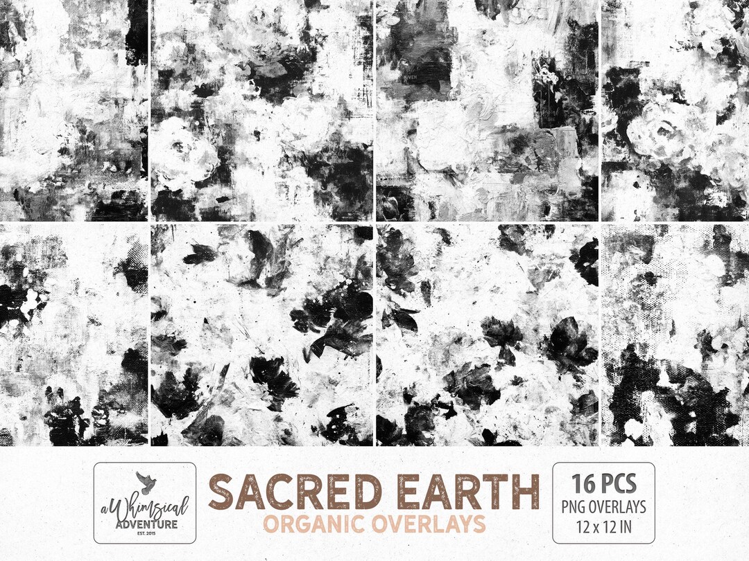 Scared Earth Texture Sacred Earth Transparent Black PNG Clipping Mask Overlays, Digital ...