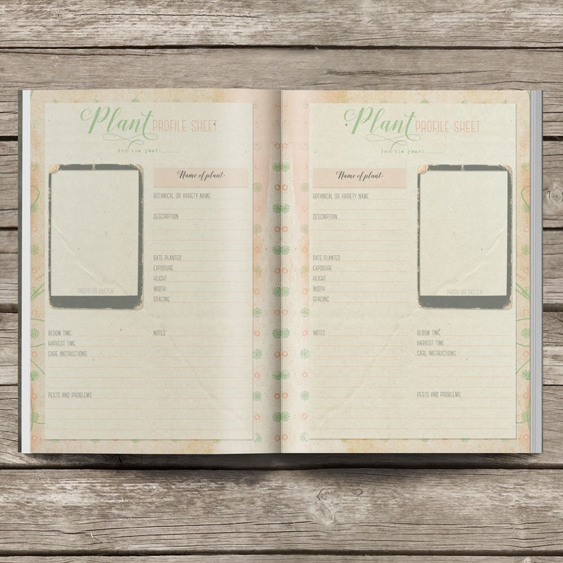 Printable Garden Planner, Seed Starter Log, Harvest Tracker Log, Perpetual Planner Templates, Gardener Gift Idea For Women, Instant Download image 9