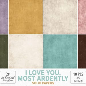 Orgueil et préjugés romantique inspiré de la Régence, papier de scrapbooking solide, téléchargement numérique Jane Austen, amoureux des livres, cadeaux pour carnet de mariage