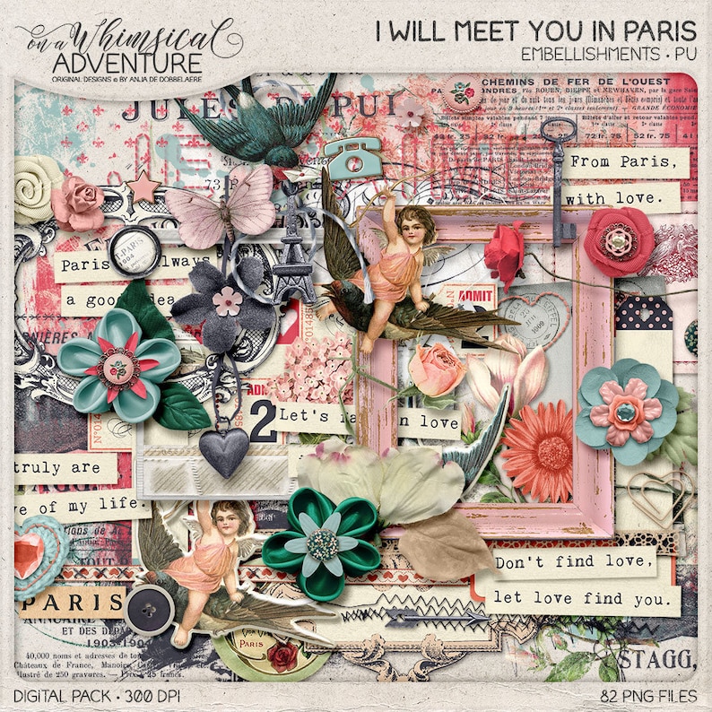 French Wedding Themes Travel Wedding Scrapbook Ideas Vintage Style Paris Themed Digital Scrapbook Kit Valentines Shabby Chic Clip Art