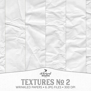 Papéis amassados, texturas dobradas, papéis para scrapbook digital, uso comercial OK, sobreposições, fundos digitais, papel de embrulho, texturizadores