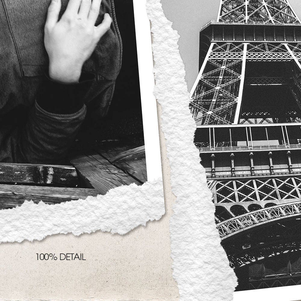 Distressed Frames, Picture Frame Set, Torn Edges, Instant Download ...